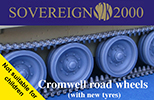 S2KA025 - Cromwell/Challenger road wheels w/ new tyres (for Tamiya, SKP and Airfix kits)
